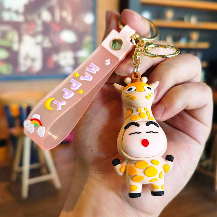 Wholesale Cartoon Silicone Doll Keychain JDC-KC-Tingm305