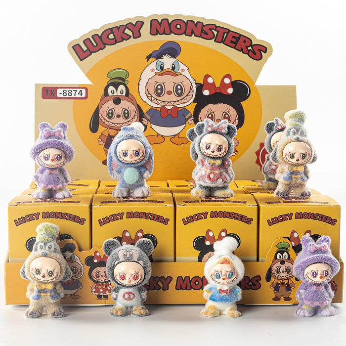 Wholesale Little Monster Figure Ornaments Children' s Toys Pendants Dolls Blind Bags