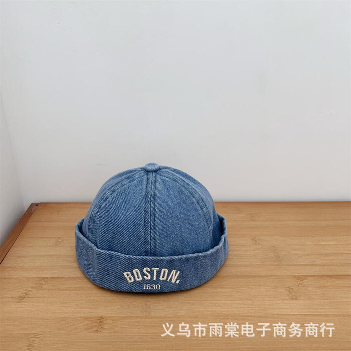 Wholesale Children's Fashion Embroidered Hat Baby's Travel All-match Hat
