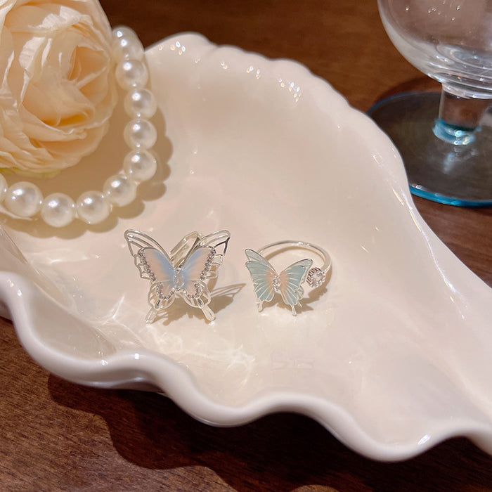 Wholesale Butterfly ring,  open index finger ring