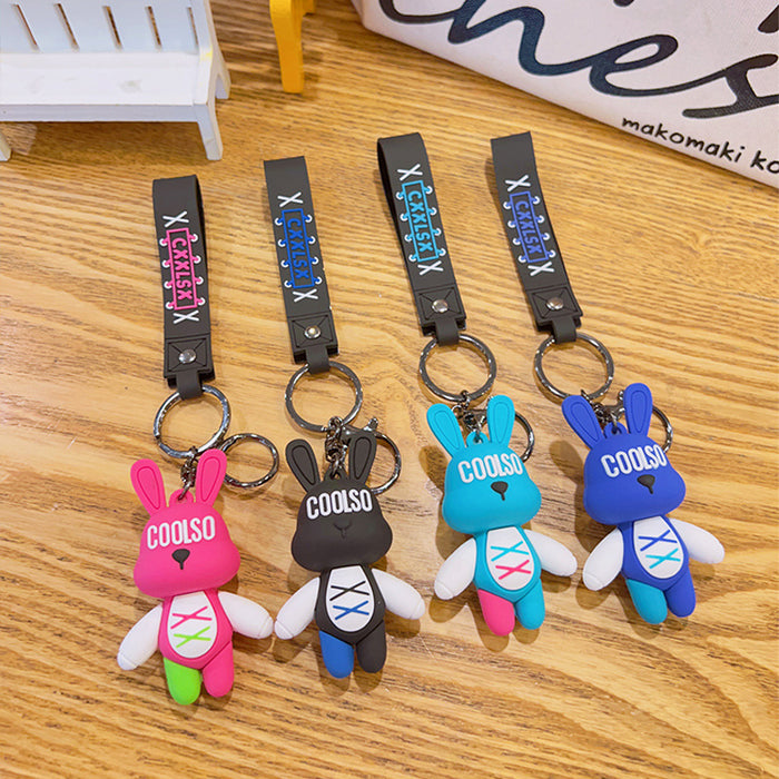 Liebre de conejo de dibujos animados de PVC al por mayor JDC-KC-KUM018