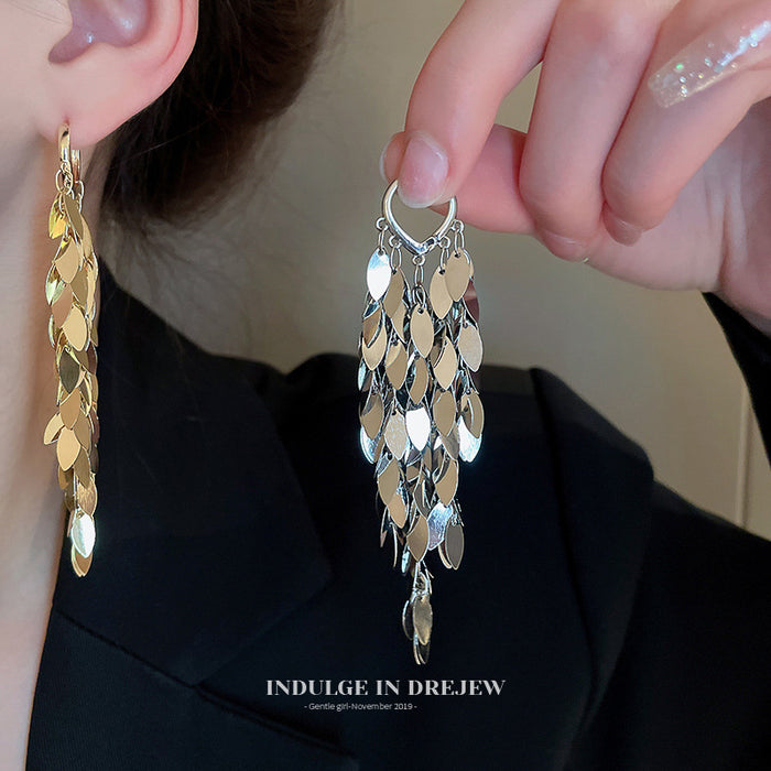 Wholesale Tassel Wheat Ear Statement Earrings for Women