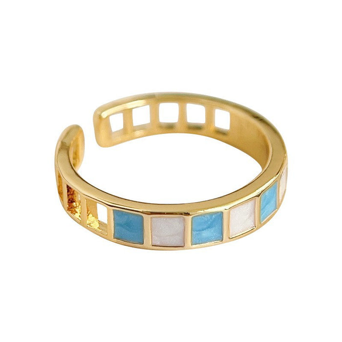 Wholesale Vintage fashion ring with niche design and adjustable opening for personality
