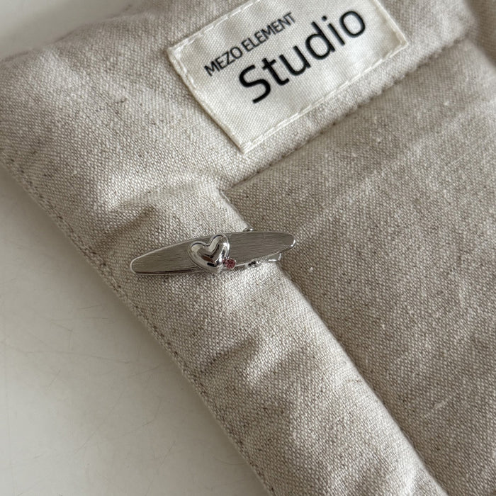 Wholesale Bow metal hair clip, heart-shaped small bangs clip, back of the head headpiece, hair clip