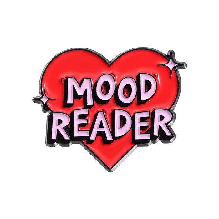 Wholesale Creative Pink Heart Shape Alloy Brooch