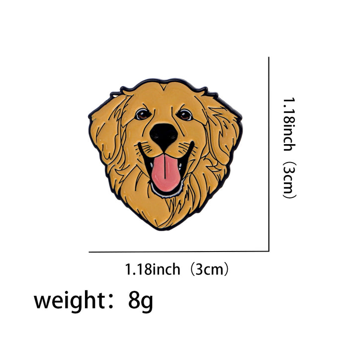 Wholesale 5pcs Badge Clothing Backpack Collar Alloy Cartoon Pet Cat and Dog Animal Brooch