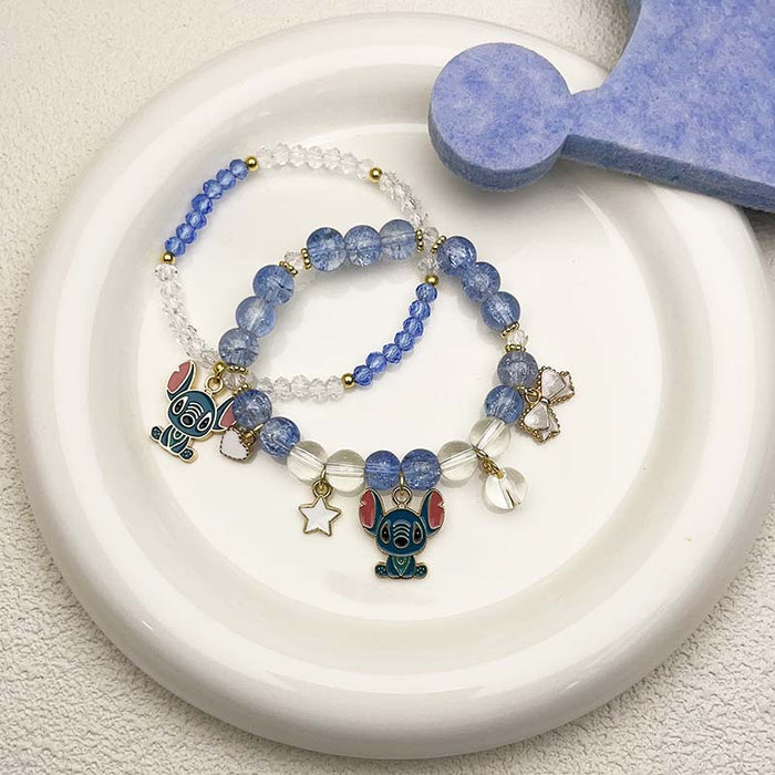 Wholesale Cute cartoon character crystal bracelet for children