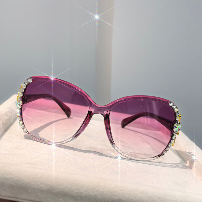 Wholesale Diamond studded sunglasses, UV resistant, personalized and fashionable sunglasses