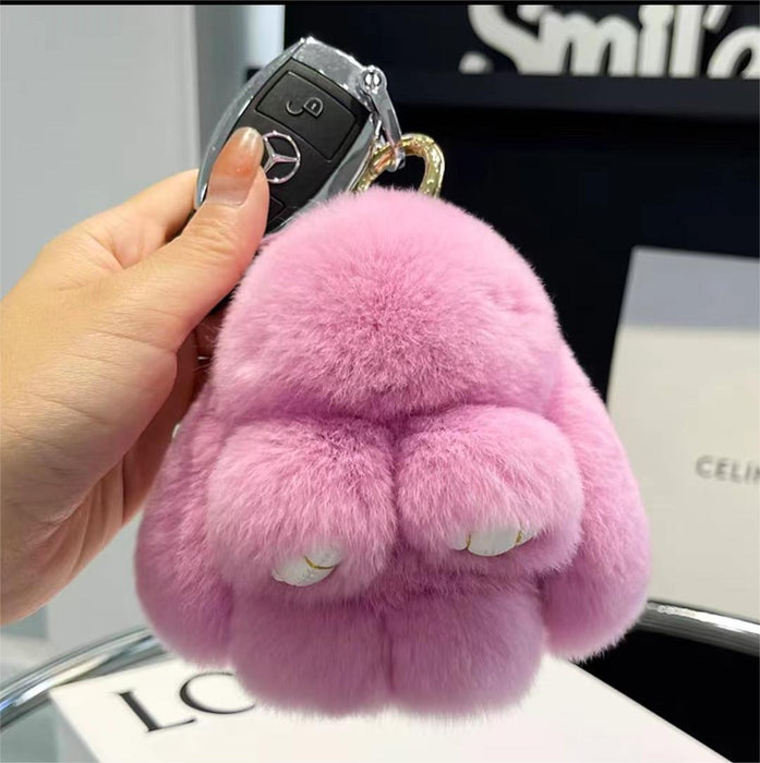 Wholesale  Fur Plush  Key Chain Pendant Plush Doll Bunny Bag Pendant Plush Doll