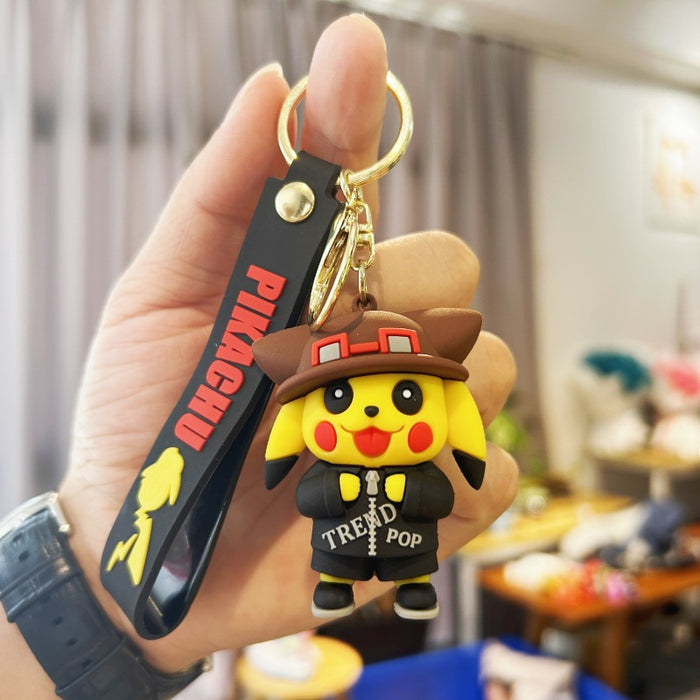 Wholesale PVC Cartoon Doll Keychain JDC-KC-WuYi218