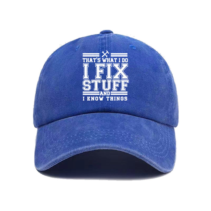 Wholesale Letter printed washed baseball cap, outdoor sun shading retro duckbill cap