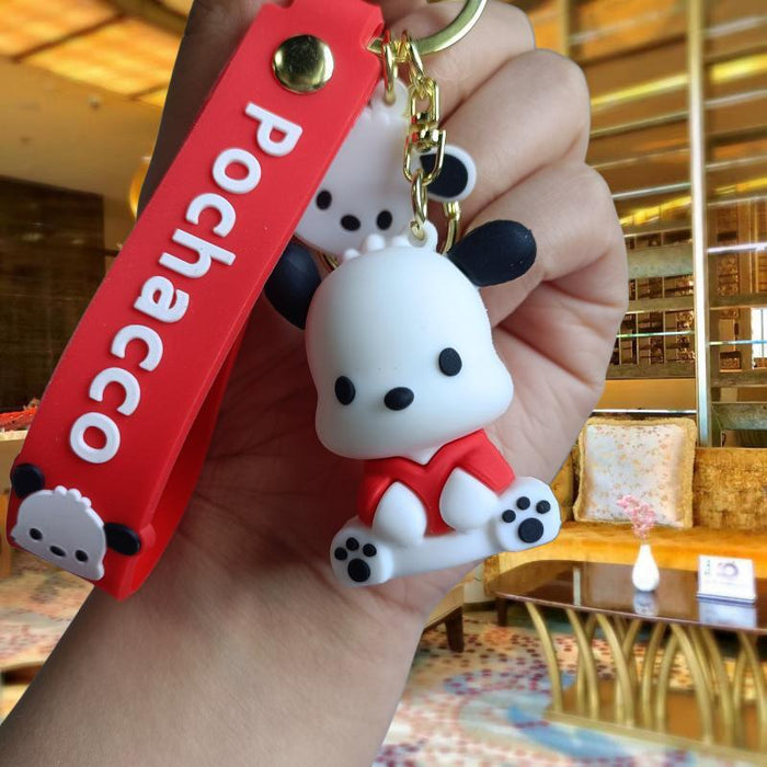 Wholesale Cartoon Silicone Doll Keychain JDC-KC-MingT041