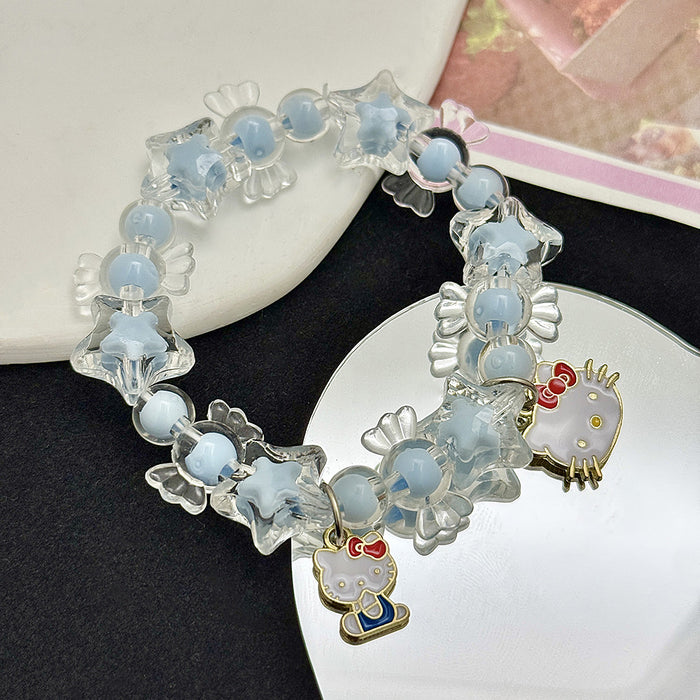 Wholesale cartoon cute crystal beaded bracelet