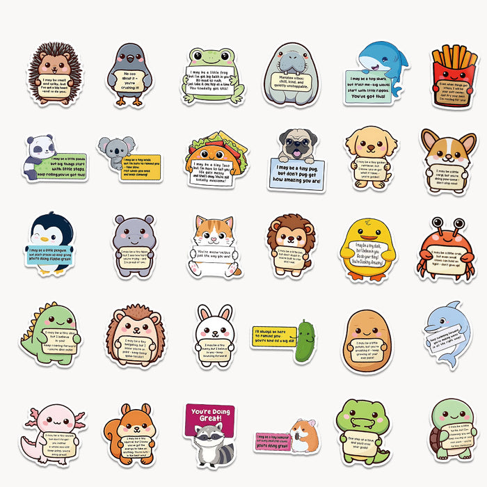 Wholesale 515pcs Fun and Cute Cartoon Animal Children' s Stickers Notebook Stationery Luggage Notes Waterproof Painting