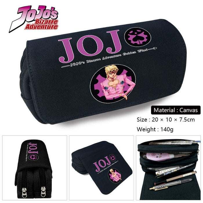 Wholesale Anime Cartoon Canvas Pencil Case Stylish Student Stationery Pouch
