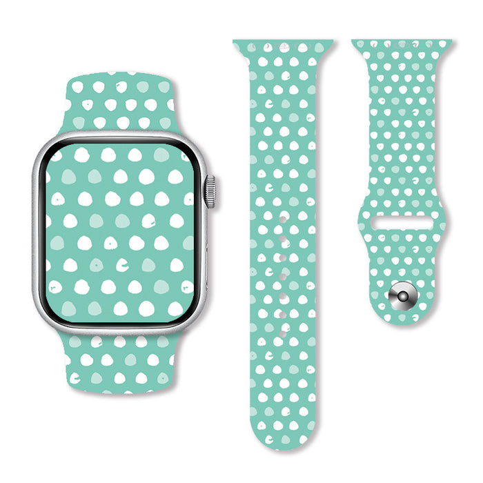 Wholesale Printed Silicone Watch Strap JDC-WD-NuoQi019