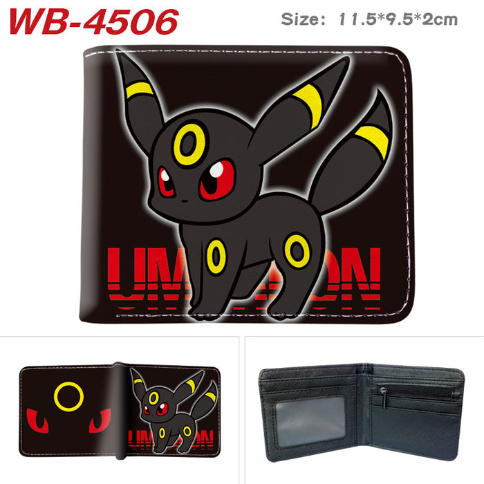 Wholesale Cute Anime Elf Pattern PU Bifold Wallet Short Card Holder Coin Purse Everyday Chic Fashion Accessory