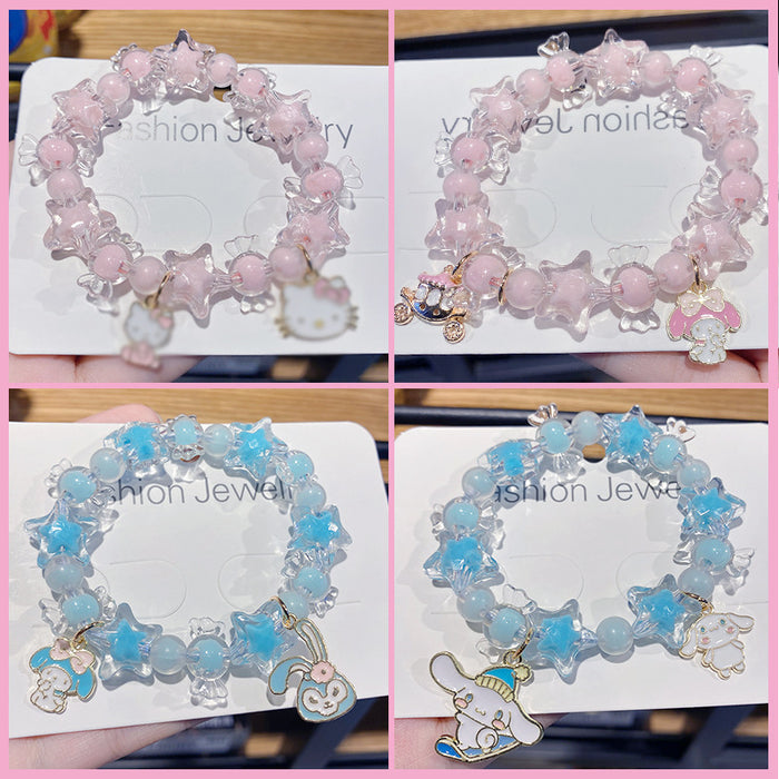 Wholesale Cute cartoon beaded bracelet for kids
