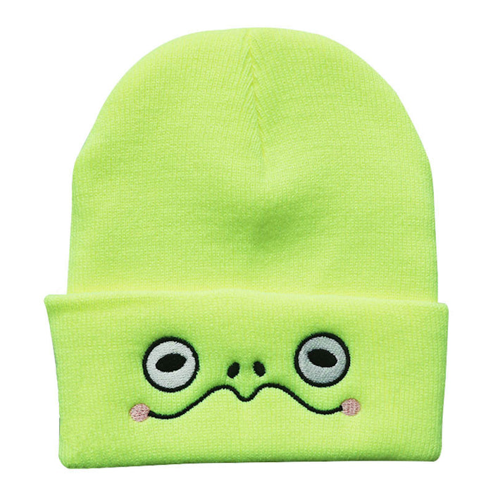 Wholesale Frog Eyes Embroidery Acrylic Knitted Beanie Hat JDC-FH-LvH014