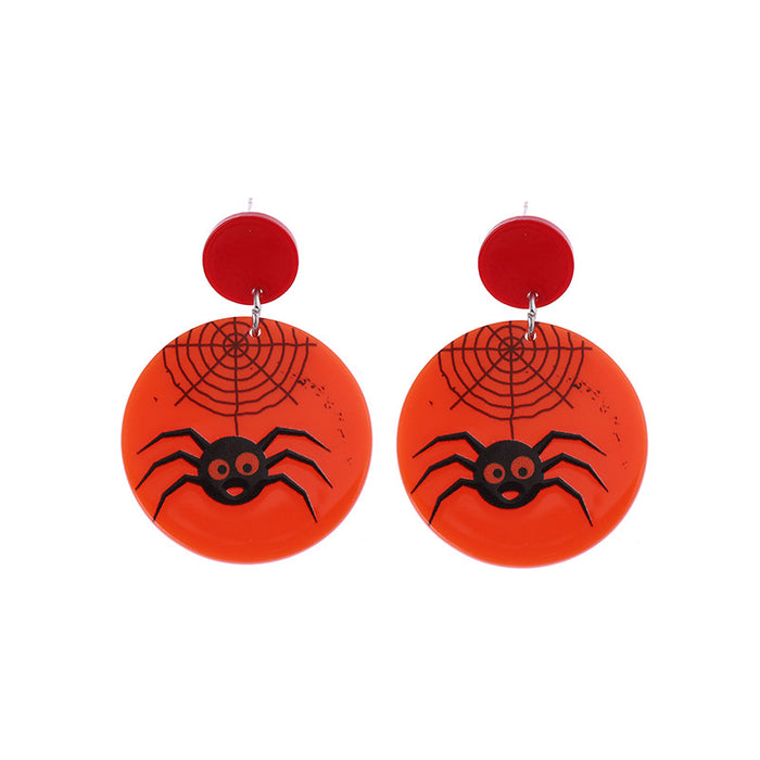 Wholesale of New Acrylic Halloween Earrings JDC-ES-CaiYun005