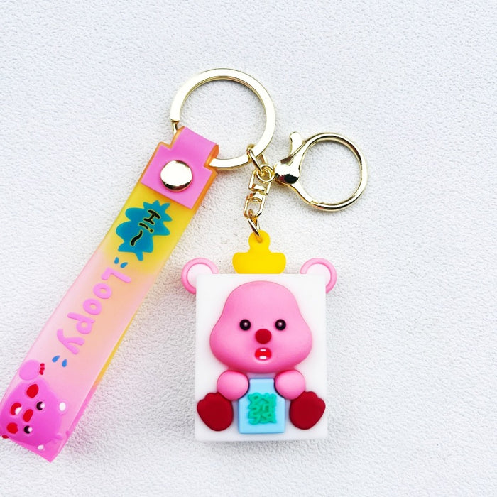 Wholesale PVC Cartoon Doll Keychain JDC-KC-WuYi175