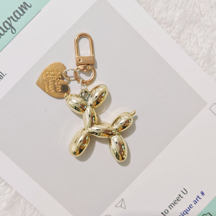 Wholesale Heart Balloon Dog Keychain Dark Cool Bag Pendant