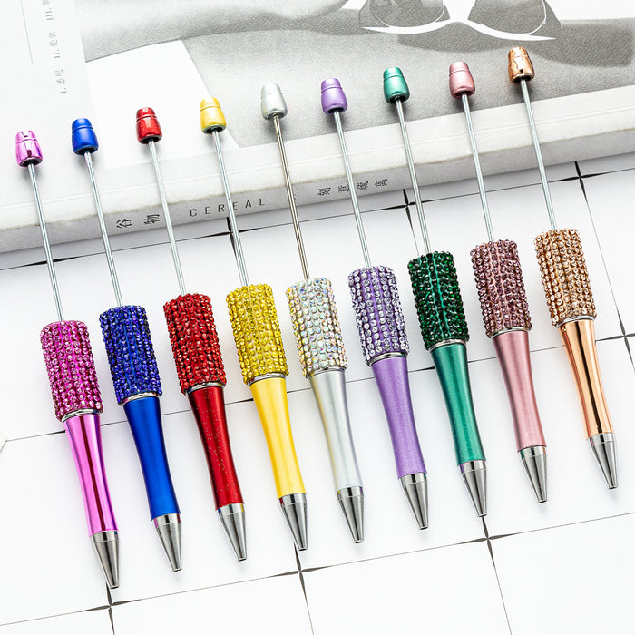 Wholesale DIY Beadable Pens Rhinestone Pens Plastic Handmade JDC-PN-HuaH002