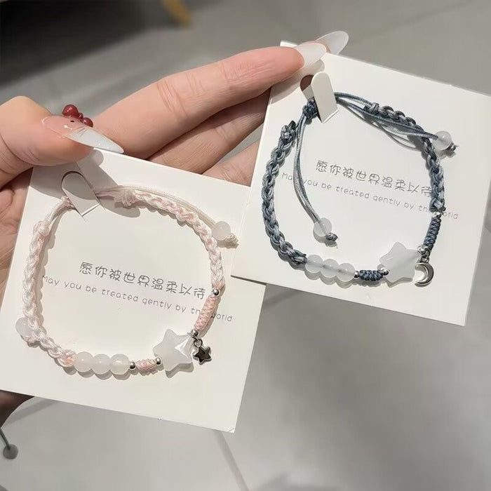 Wholesale Star Woven All-match Bracelet Hand Rope Super Fairy Couple Gift