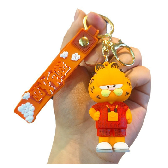 Wholesale Cartoon Silicone Doll Keychain JDC-KC-Tingm202