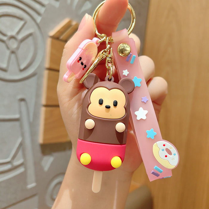 Wholesale PVC Cartoon Popsicle Keychain JDC-KC-Aile013