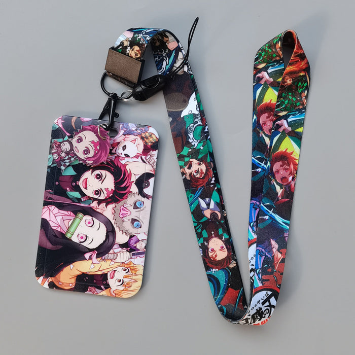 Wholesale Cartoon animation hard fit Lanyard Keychain