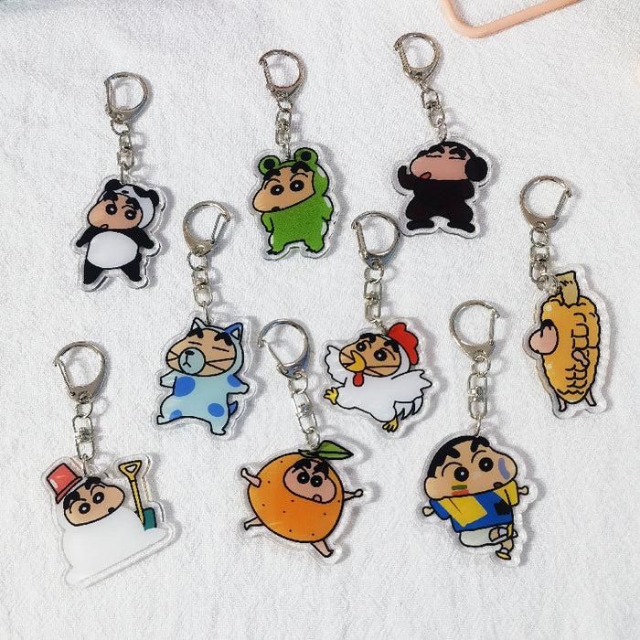 Wholesale cartoon acrylic keychains JDC-KC-ChuangYi014