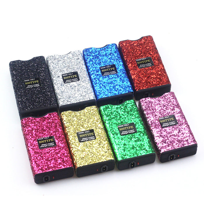 Wholesale Sequin Electric Multi-function Flashlight Plastic Keychain JDC-KC-TouMS023