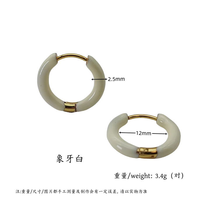 Wholesale Earrings, earrings, light luxury, high-end titanium steel jewelry