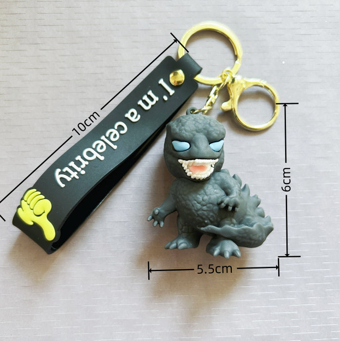 Wholesale PVC Cartoon Monster Doll Keychain JDC-KC-WuYi150