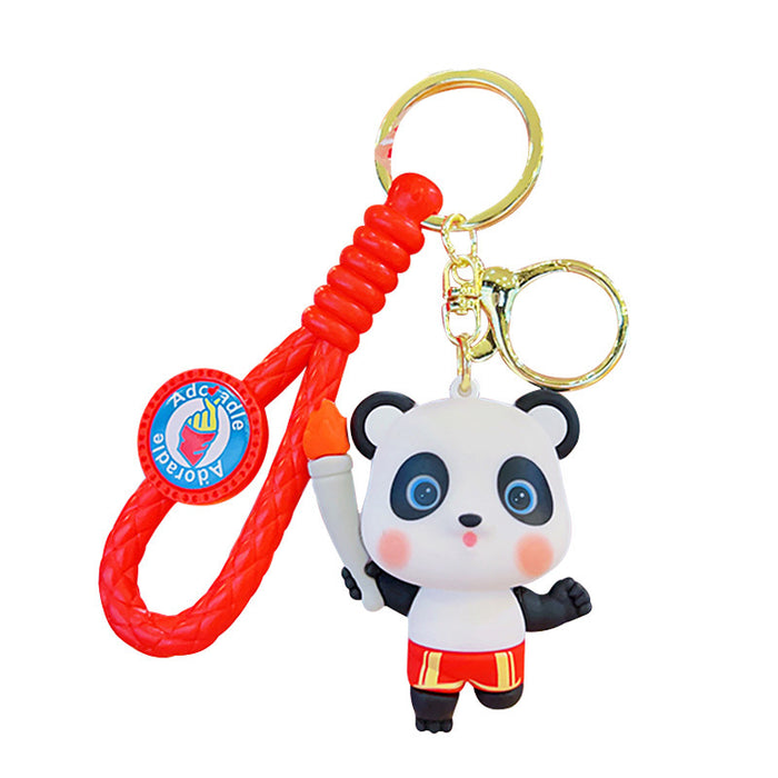 Wholesale Silicone Cartoon Doll Keychain JDC-KC-MingT162