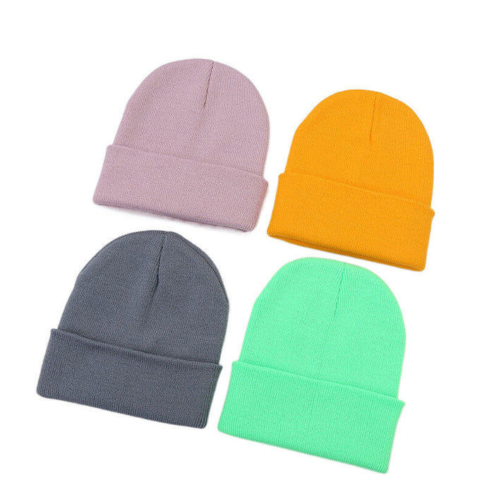 Wholesale Solid Color Acrylic Knitted Beanie JDC-FH-Kamie008