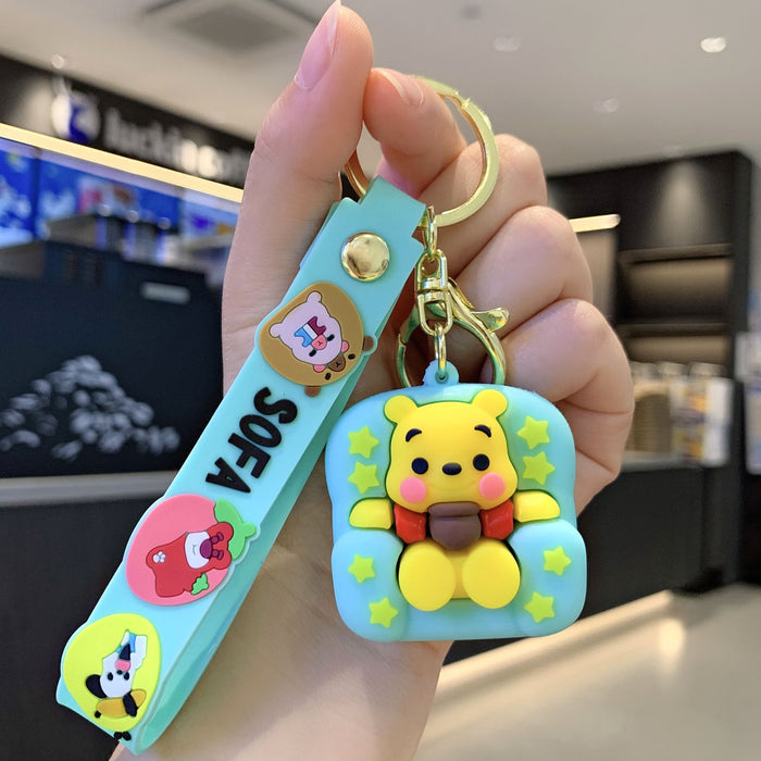 Wholesale   Keychain Car Pendant Creative Bag Keychain Gift