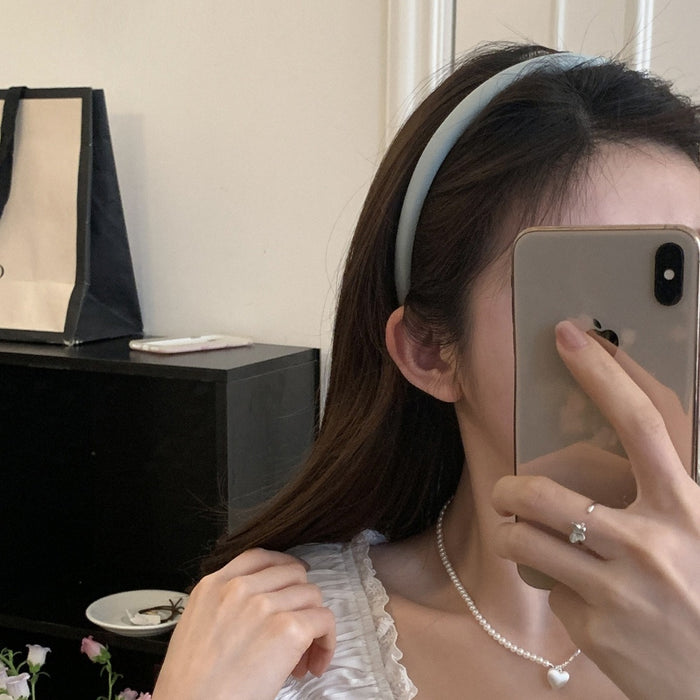 Wholesale Sponge fine hair headband, new style, simple and versatile, niche and high-end, wash face headband