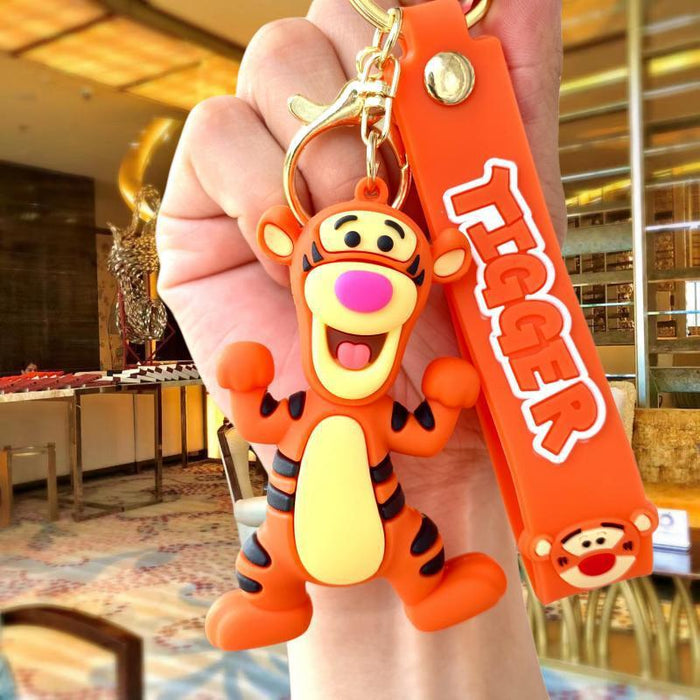 Wholesale Silicone Cartoon Doll Keychain JDC-KC-MingT225