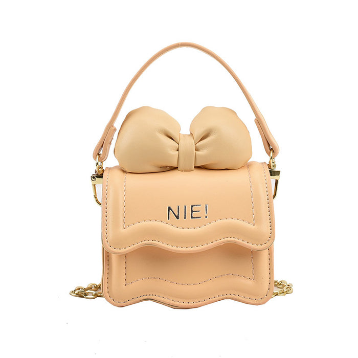 Wholesale Mini shoulder bag with bow chain crossbody small bag