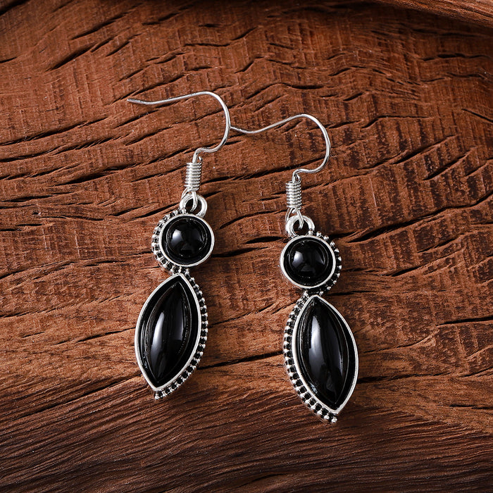Wholesale Retro Gemstone Earrings