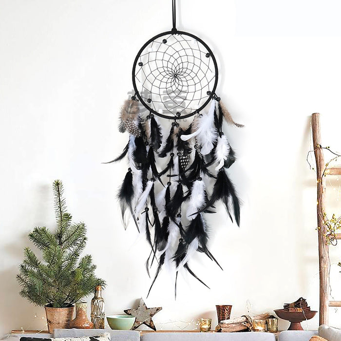 Wholesale Bohemian Style Feather Dreamcatcher Wind Chime Decorative Home Accent MOQ≥2