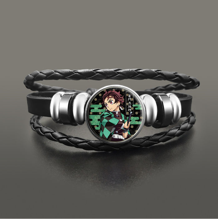 Wholesale Leather Cartoon Braided Bracelet JDC-BT-HaoH001