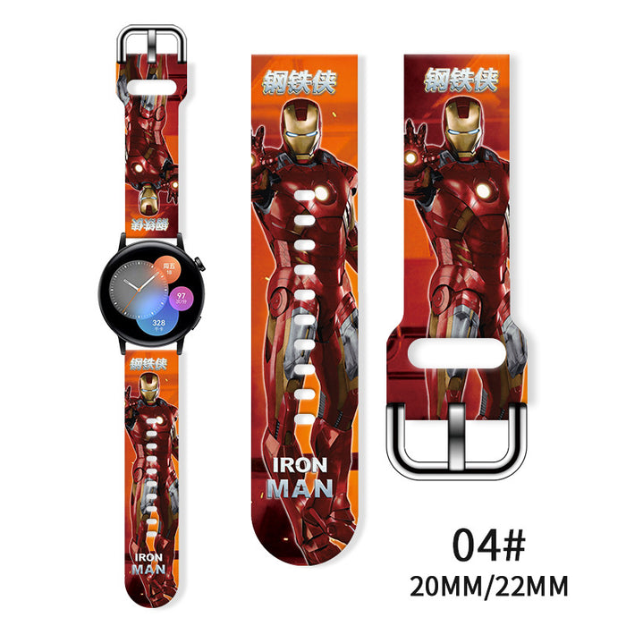 Wholesale Printed Tpu Watch Strap Wrist Strap JDC-WD-NuoQi077