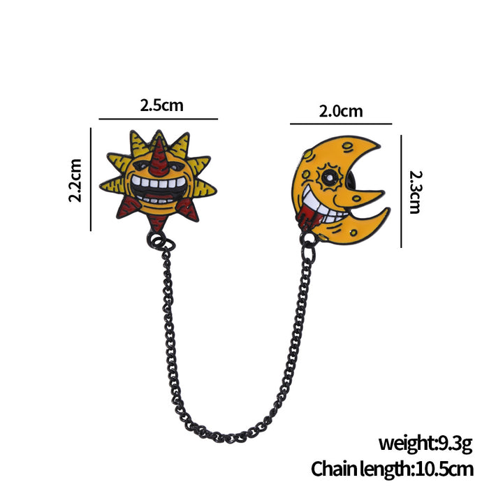 Wholesale Stylish Cartoon Anime Cosplay Brooch Pin Alloy Dripping Oil Jewelry Accessory For Resale