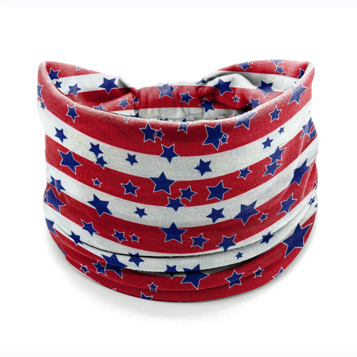 Wholesale American Flag Independence Day Fabric Headband JDC-HD-GuanY008