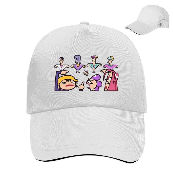 Wholesale KPOP Cute and Fun Velcro Adjustable Baseball Hat Breathable Mesh Duck Tongue Hat