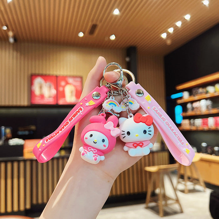 Wholesale Cartoon Silicone Doll Keychain JDC-KC-ShiF001