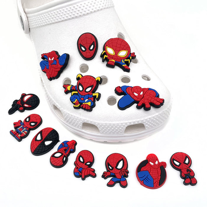 Wholesale Random 10PCS Cartoon PVC Hole Shoes Shoe Buckle JDC-SC-WanX007